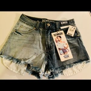 Vintage Style High Rise Shorts.